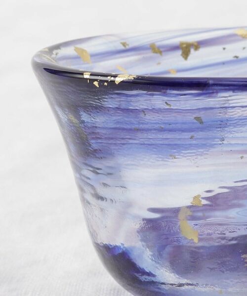 212 KITCHEN STORE / トゥーワントゥーキッチン ストア グラス・マグカップ | 箔墨流し 藍 ぐい呑 | 詳細4