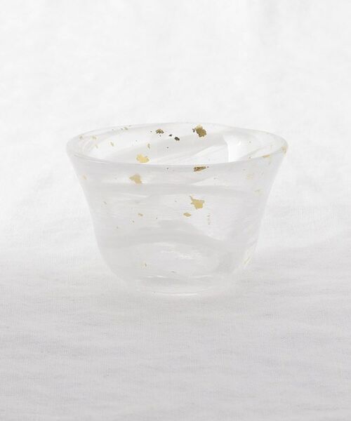 212 KITCHEN STORE / トゥーワントゥーキッチン ストア グラス・マグカップ | 箔墨流し 白 ぐい呑 | 詳細1
