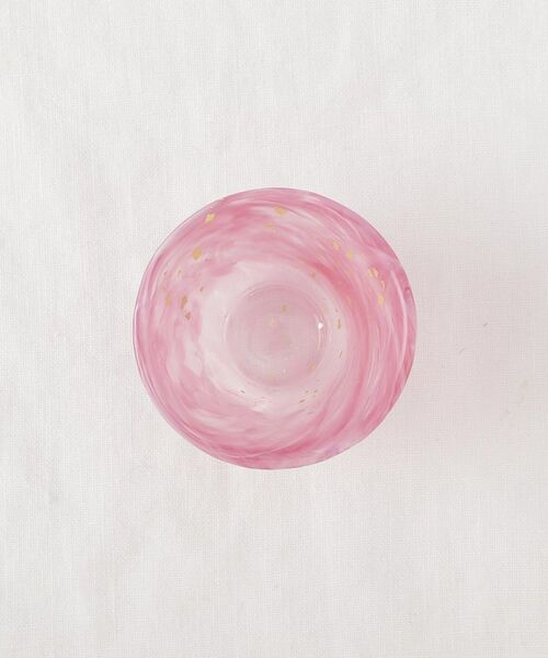 212 KITCHEN STORE / トゥーワントゥーキッチン ストア グラス・マグカップ | 箔墨流し 桃 ぐい呑 | 詳細2