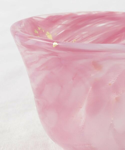 212 KITCHEN STORE / トゥーワントゥーキッチン ストア グラス・マグカップ | 箔墨流し 桃 ぐい呑 | 詳細4