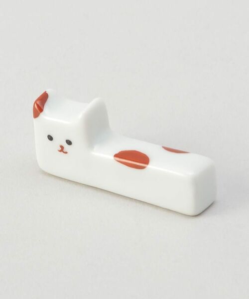 212 KITCHEN STORE / トゥーワントゥーキッチン ストア インテリア・生活雑貨・ホビー・ステーショナリー | 角ネコ箸置 ドット RD | 詳細1