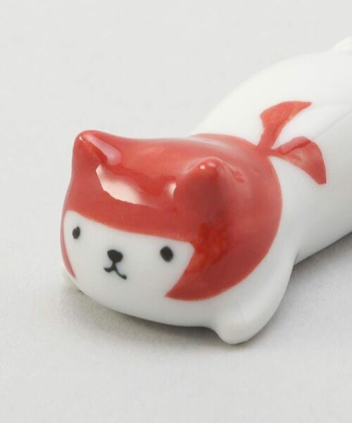 212 KITCHEN STORE / トゥーワントゥーキッチン ストア インテリア・生活雑貨・ホビー・ステーショナリー | KYU-JITSU 箸置 赤忍ネコ寝そべり | 詳細4