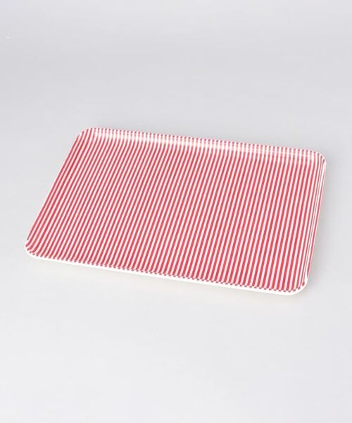 212 KITCHEN STORE / トゥーワントゥーキッチン ストア インテリア・生活雑貨・ホビー・ステーショナリー | ストライプトレー24cm RD | 詳細1