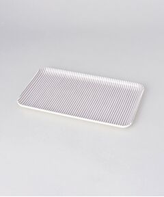 212 KITCHEN STORE / トゥーワントゥーキッチン ストア インテリア・生活雑貨・ホビー・ステーショナリー | ストライプトレー21cm GY