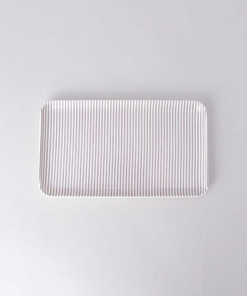 212 KITCHEN STORE / トゥーワントゥーキッチン ストア インテリア・生活雑貨・ホビー・ステーショナリー | ストライプトレー21cm GY | 詳細2