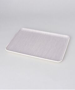 212 KITCHEN STORE / トゥーワントゥーキッチン ストア インテリア・生活雑貨・ホビー・ステーショナリー | ストライプトレー24cm GY