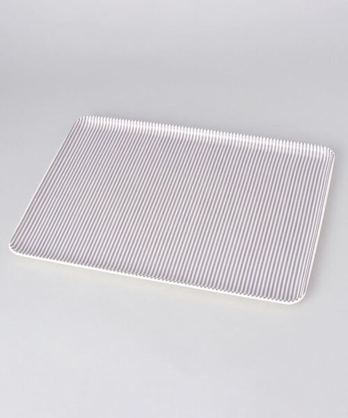 212 KITCHEN STORE / トゥーワントゥーキッチン ストア インテリア・生活雑貨・ホビー・ステーショナリー | ストライプトレー30cm GY | 詳細1