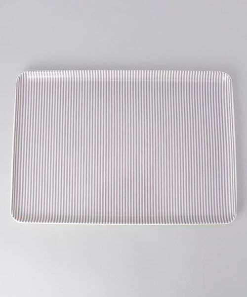 212 KITCHEN STORE / トゥーワントゥーキッチン ストア インテリア・生活雑貨・ホビー・ステーショナリー | ストライプトレー30cm GY | 詳細2