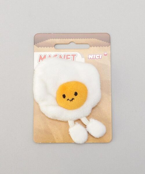 212 KITCHEN STORE / トゥーワントゥーキッチン ストア その他 | ミニマグニキ FF2024 メダマヤキ 6cm WH  ＜NICI ニキ＞ | 詳細4