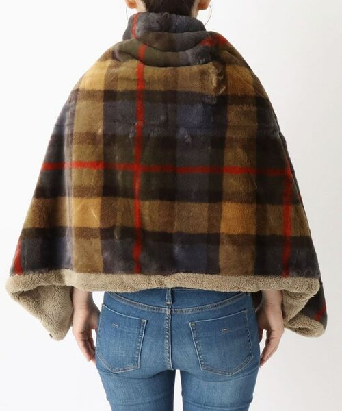 212 KITCHEN STORE / トゥーワントゥーキッチン ストア その他雑貨 | 3WAY ブランケット チェックファー 60x130cm GY | 詳細3