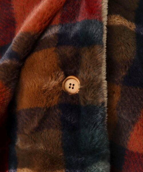 212 KITCHEN STORE / トゥーワントゥーキッチン ストア その他雑貨 | 3WAY ブランケット チェックファー 60x130cm MIX | 詳細4