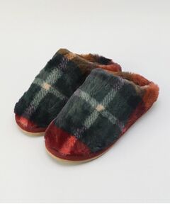 212 KITCHEN STORE / トゥーワントゥーキッチン ストア インナー・ルームウェア | スリッパ チェックファー M MIX