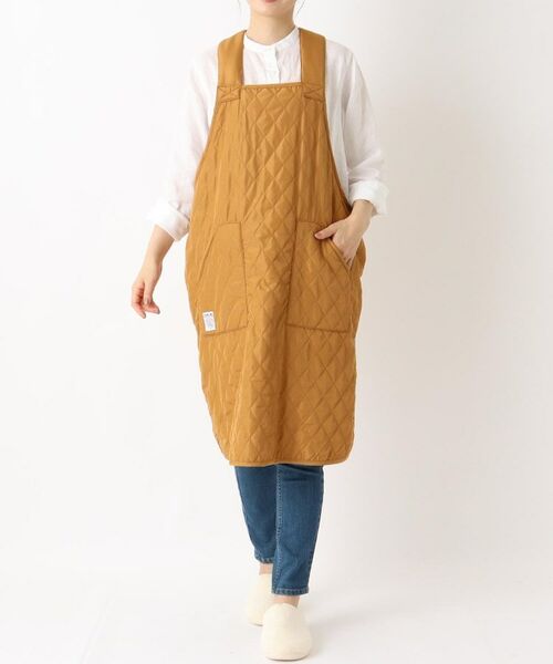 212 KITCHEN STORE / トゥーワントゥーキッチン ストア インテリア・生活雑貨・ホビー・ステーショナリー | キルトカバーオールエプロン OCHER ＜FABORI ファボリ＞ | 詳細12