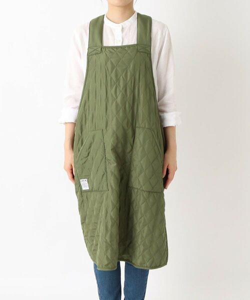 212 KITCHEN STORE / トゥーワントゥーキッチン ストア インテリア・生活雑貨・ホビー・ステーショナリー | キルトカバーオールエプロン OLIVE ＜FABORI ファボリ＞ | 詳細1