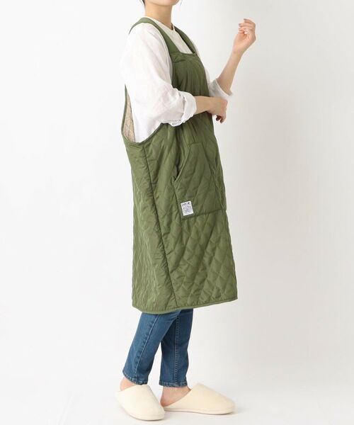 212 KITCHEN STORE / トゥーワントゥーキッチン ストア インテリア・生活雑貨・ホビー・ステーショナリー | キルトカバーオールエプロン OLIVE ＜FABORI ファボリ＞ | 詳細12