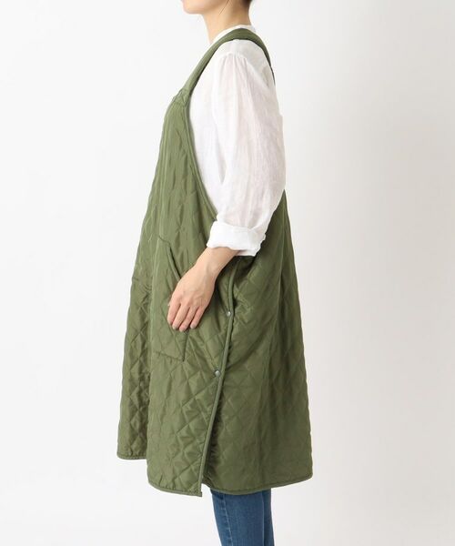 212 KITCHEN STORE / トゥーワントゥーキッチン ストア インテリア・生活雑貨・ホビー・ステーショナリー | キルトカバーオールエプロン OLIVE ＜FABORI ファボリ＞ | 詳細2