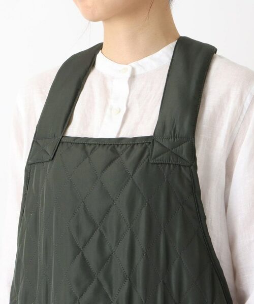 212 KITCHEN STORE / トゥーワントゥーキッチン ストア インテリア・生活雑貨・ホビー・ステーショナリー | キルトカバーオールエプロン CHARCOAL ＜FABORI ファボリ＞ | 詳細4