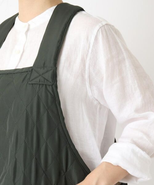 212 KITCHEN STORE / トゥーワントゥーキッチン ストア インテリア・生活雑貨・ホビー・ステーショナリー | キルトカバーオールエプロン CHARCOAL ＜FABORI ファボリ＞ | 詳細5