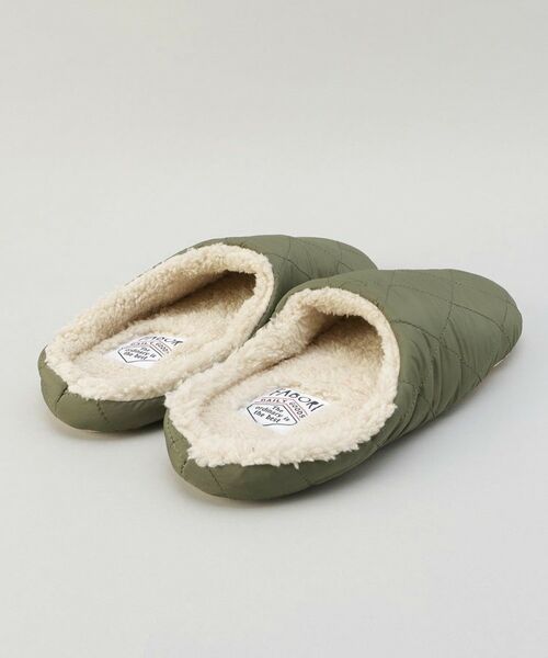 212 KITCHEN STORE / トゥーワントゥーキッチン ストア インナー・ルームウェア | キルトルームシューズ M OLIVE ＜FABORI ファボリ＞ | 詳細3