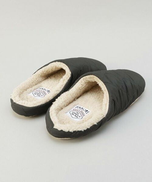 212 KITCHEN STORE / トゥーワントゥーキッチン ストア インナー・ルームウェア | キルトルームシューズ M CHARCOAL ＜FABORI ファボリ＞ | 詳細3