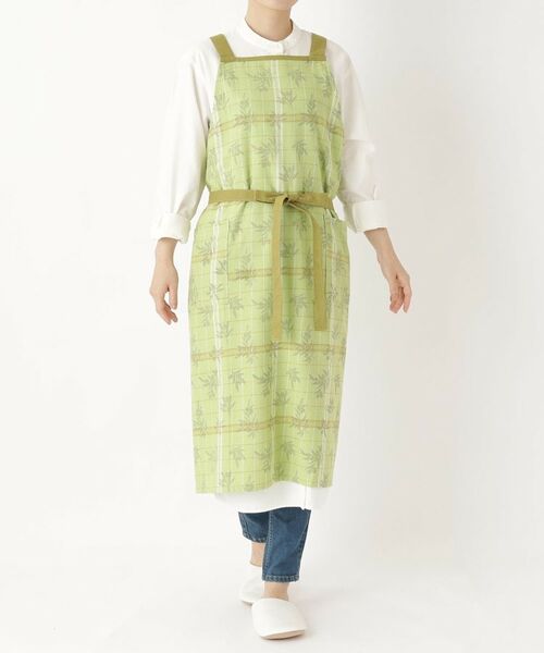 212 KITCHEN STORE / トゥーワントゥーキッチン ストア インテリア・生活雑貨・ホビー・ステーショナリー | オリーブチェック エプロン GR | 詳細10