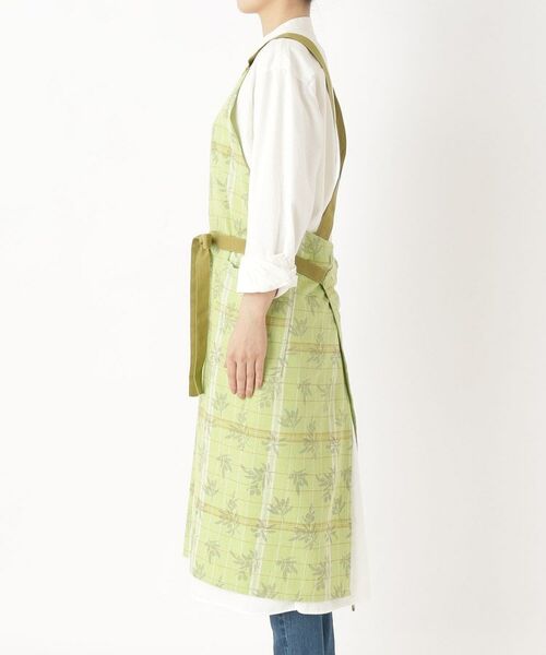 212 KITCHEN STORE / トゥーワントゥーキッチン ストア インテリア・生活雑貨・ホビー・ステーショナリー | オリーブチェック エプロン GR | 詳細2