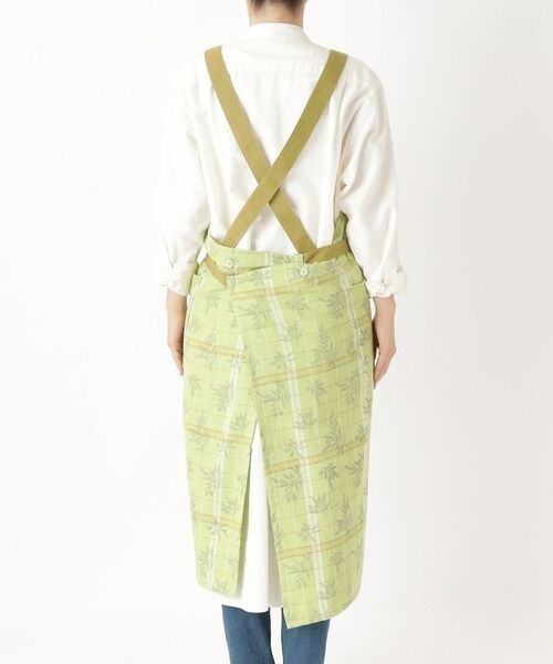 212 KITCHEN STORE / トゥーワントゥーキッチン ストア インテリア・生活雑貨・ホビー・ステーショナリー | オリーブチェック エプロン GR | 詳細3