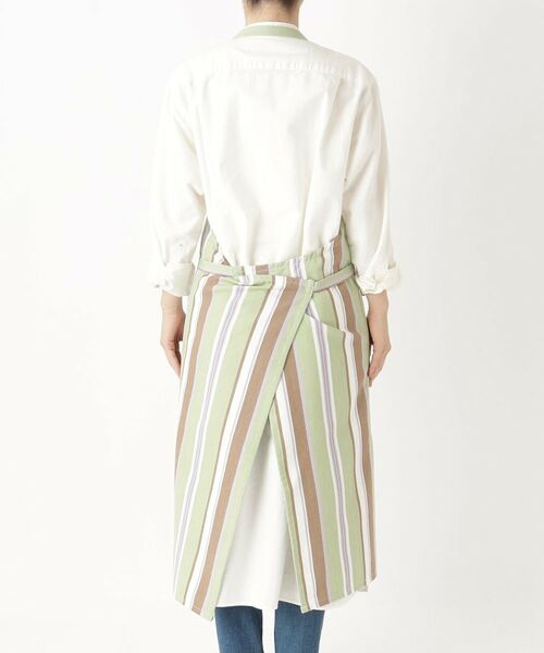 212 KITCHEN STORE / トゥーワントゥーキッチン ストア インテリア・生活雑貨・ホビー・ステーショナリー | マルチストライプ エプロン GR | 詳細3