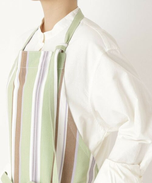 212 KITCHEN STORE / トゥーワントゥーキッチン ストア インテリア・生活雑貨・ホビー・ステーショナリー | マルチストライプ エプロン GR | 詳細5