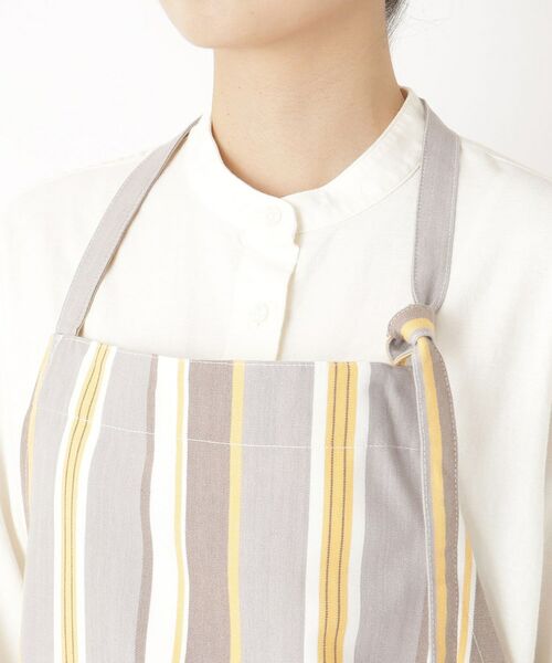 212 KITCHEN STORE / トゥーワントゥーキッチン ストア インテリア・生活雑貨・ホビー・ステーショナリー | マルチストライプ エプロン GY | 詳細4
