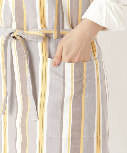 212 KITCHEN STORE / トゥーワントゥーキッチン ストア インテリア・生活雑貨・ホビー・ステーショナリー | マルチストライプ エプロン GY | 詳細6