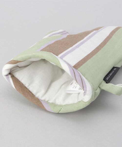 212 KITCHEN STORE / トゥーワントゥーキッチン ストア インテリア・生活雑貨・ホビー・ステーショナリー | マルチストライプ ミトン GR | 詳細3