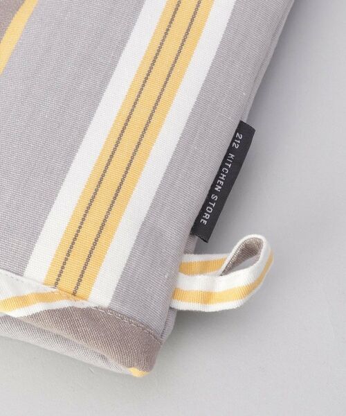 212 KITCHEN STORE / トゥーワントゥーキッチン ストア インテリア・生活雑貨・ホビー・ステーショナリー | マルチストライプ ミトン GY | 詳細4