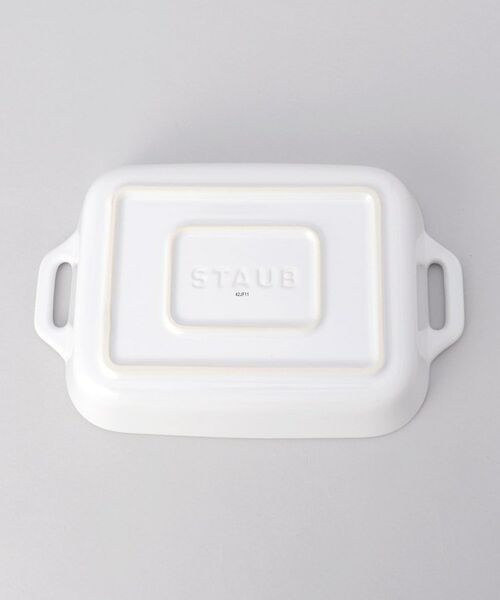 212 KITCHEN STORE / トゥーワントゥーキッチン ストア インテリア・生活雑貨・ホビー・ステーショナリー | レクタンギュラーディッシュ 20cm WH ＜Staub ストウブ ＞ | 詳細5