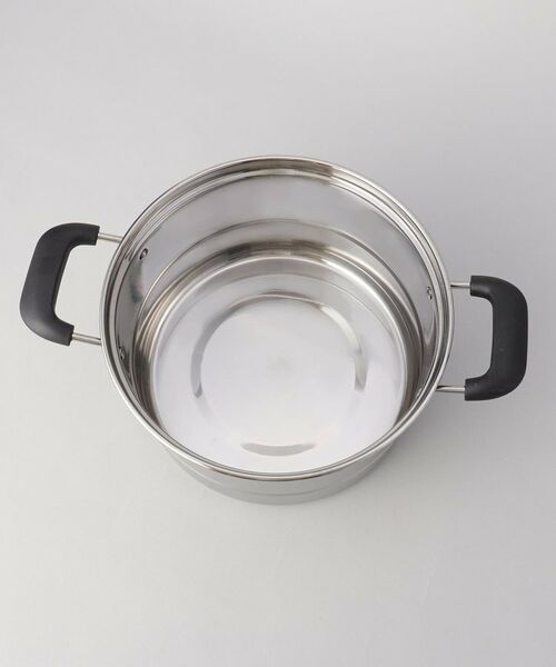 212 KITCHEN STORE / トゥーワントゥーキッチン ストア キッチンツール | 蒸し処 ステンレス製ガラス蓋付深型鍋22cm(目皿付) | 詳細4