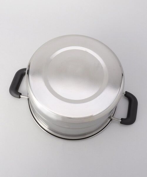 212 KITCHEN STORE / トゥーワントゥーキッチン ストア キッチンツール | 蒸し処 ステンレス製ガラス蓋付深型鍋22cm(目皿付) | 詳細5