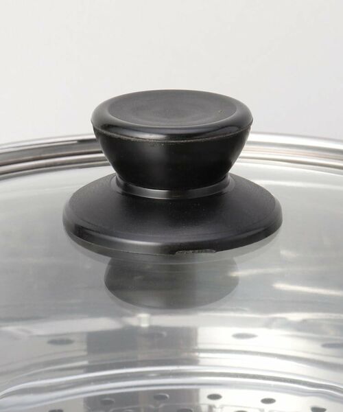 212 KITCHEN STORE / トゥーワントゥーキッチン ストア キッチンツール | 蒸し処 ステンレス製ガラス蓋付深型鍋22cm(目皿付) | 詳細7