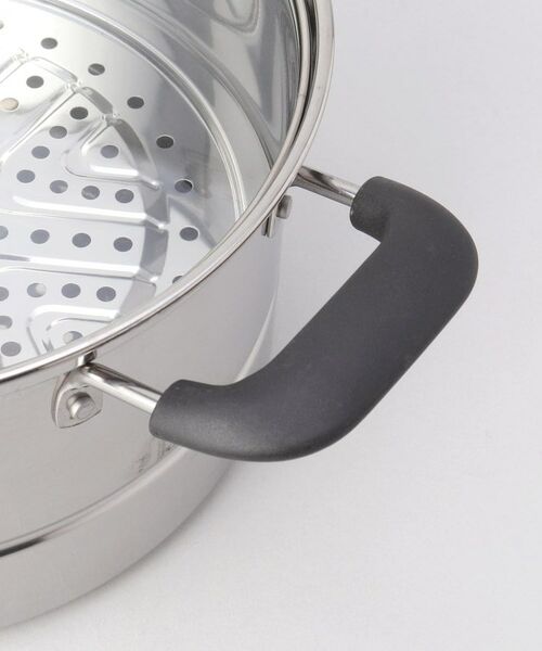 212 KITCHEN STORE / トゥーワントゥーキッチン ストア キッチンツール | 蒸し処 ステンレス製ガラス蓋付深型鍋22cm(目皿付) | 詳細8