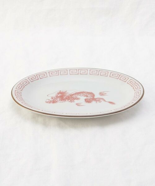 212 KITCHEN STORE / トゥーワントゥーキッチン ストア 食器 | レトロ中華 楕円皿 赤龍 | 詳細1