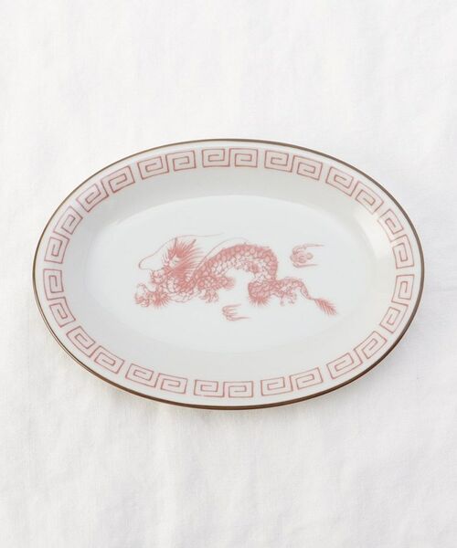 212 KITCHEN STORE / トゥーワントゥーキッチン ストア 食器 | レトロ中華 楕円皿 赤龍 | 詳細3