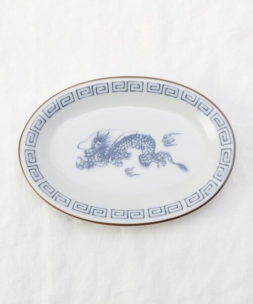 212 KITCHEN STORE / トゥーワントゥーキッチン ストア 食器 | レトロ中華 楕円皿 青龍 | 詳細3