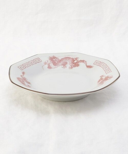 212 KITCHEN STORE / トゥーワントゥーキッチン ストア 食器 | レトロ中華 八角皿 赤龍 | 詳細1