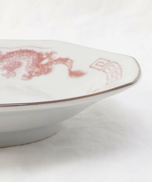 212 KITCHEN STORE / トゥーワントゥーキッチン ストア 食器 | レトロ中華 八角皿 赤龍 | 詳細5