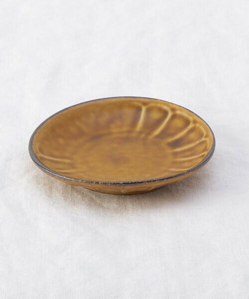 212 KITCHEN STORE / トゥーワントゥーキッチン ストア 食器 | WABISABI 三寸小皿 黄茶 | 詳細1