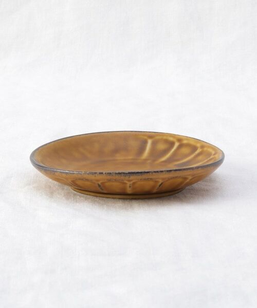 212 KITCHEN STORE / トゥーワントゥーキッチン ストア 食器 | WABISABI 三寸小皿 黄茶 | 詳細2