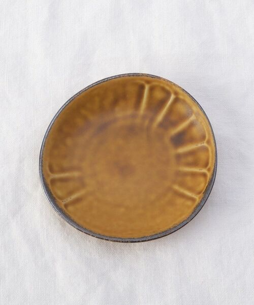 212 KITCHEN STORE / トゥーワントゥーキッチン ストア 食器 | WABISABI 三寸小皿 黄茶 | 詳細3