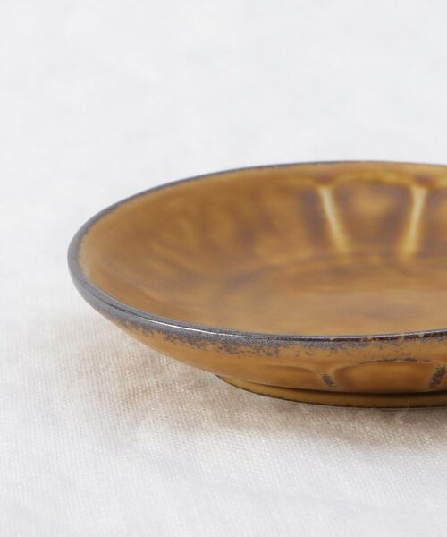 212 KITCHEN STORE / トゥーワントゥーキッチン ストア 食器 | WABISABI 三寸小皿 黄茶 | 詳細5
