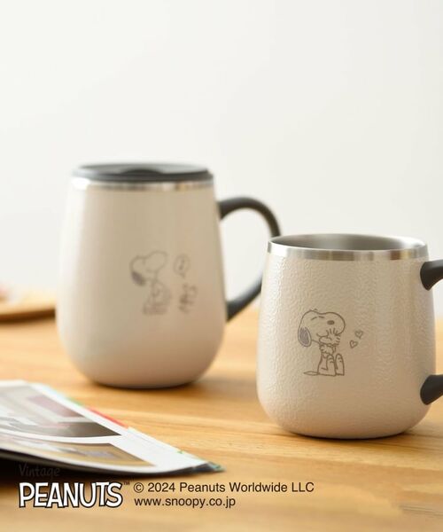 212 KITCHEN STORE / トゥーワントゥーキッチン ストア グラス・マグカップ | PEANUTS 蓋つきステンレスマグ Tall ECUR ＜BRUNO ブルーノ＞ | 詳細2