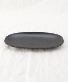 212 KITCHEN STORE / トゥーワントゥーキッチン ストア 食器 | 楕円 長盛皿 黒マット