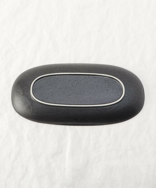 212 KITCHEN STORE / トゥーワントゥーキッチン ストア 食器 | 楕円 長盛皿 黒マット | 詳細4